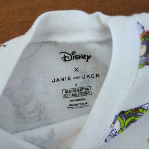 Janie and Jack Disney boys Good Night Pajamas in Disney Toy Story kids size 5 - Picture 4 of 8